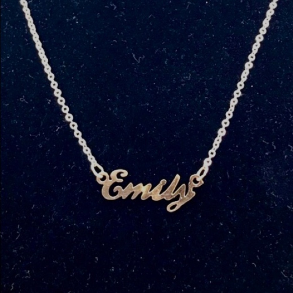 “ Emily “ name necklace